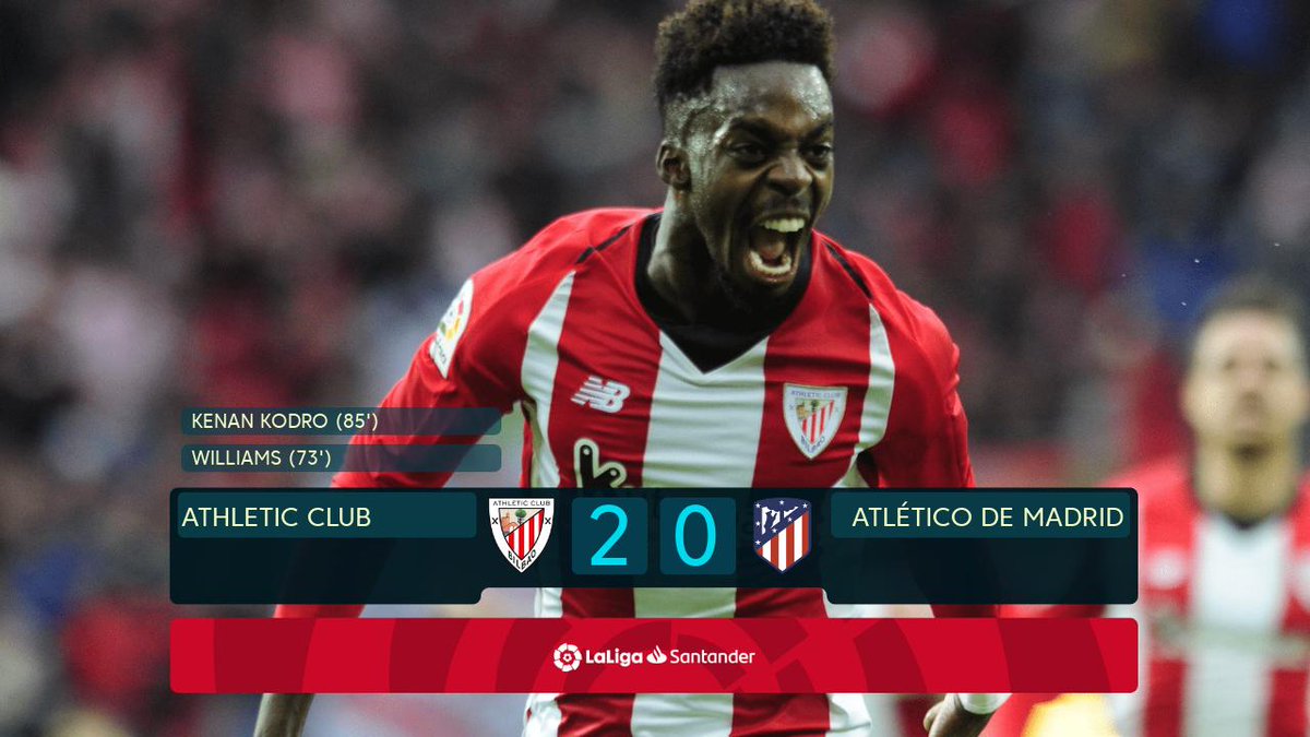 ✅ <a href="/Williaaams45/">IÑAKI WILLIAMS ARTHUER</a> masuk papan skor
✅ Gol debut untuk Kenan Kodro
✅ SEPULUH partai tak terkalahkan di kandang

Kemenangan besar buat <a href="/Athletic_en/">Athletic Club</a>! 🦁

#AthleticAtleti 2-0