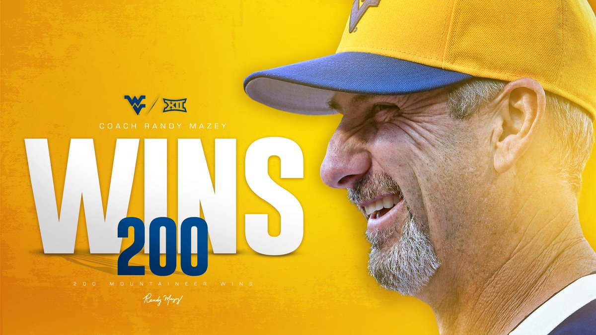 WVUBaseball's tweet photo. With the win, congratulations to @CoachMazey on his 200th victory as a Mountaineer!
#HailWV https://t.co/BmphGJEESU