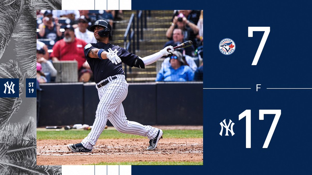 Yankees's tweet photo. #StartSpreadingTheNews, full Spring mode. https://t.co/NHBueFtHPH