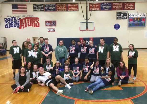 Yloves1's tweet image. ⁦@NorwalkPS⁩ Unified Sports teams from BMHS and NHS. #assumecompetence