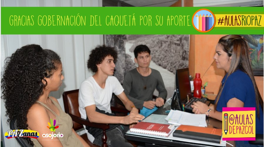 ¡Muchas gracias a la <a href="/GobCaqueta/">Gobernación de Caquetá</a> por el aporte de 260 kits de cuadernos para los niñ<a href="/s/">『S』</a> de #AulasRíoPaz!, gracias a la gestión de Gilma Díaz de Pacheco primera dama de #Caquetá y a <a href="/jovenesrionegro/">ASOJORIOᅠᅠᅠᅠᅠᅠᅠᅠᅠᅠᅠᅠᅠᅠᅠᅠᅠᅠᅠᅠᅠᅠᅠᅠᅠᅠᅠᅠᅠᅠᅠᅠᅠᅠᅠᅠᅠ</a> por la labor en campo. #BrigadaDigital
