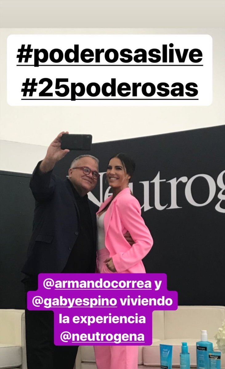 Gaby_EspinoBul's tweet image. . @gabyespino esta en el #poderosaslive de @peopleenespanol #neutrogena #25poderosas