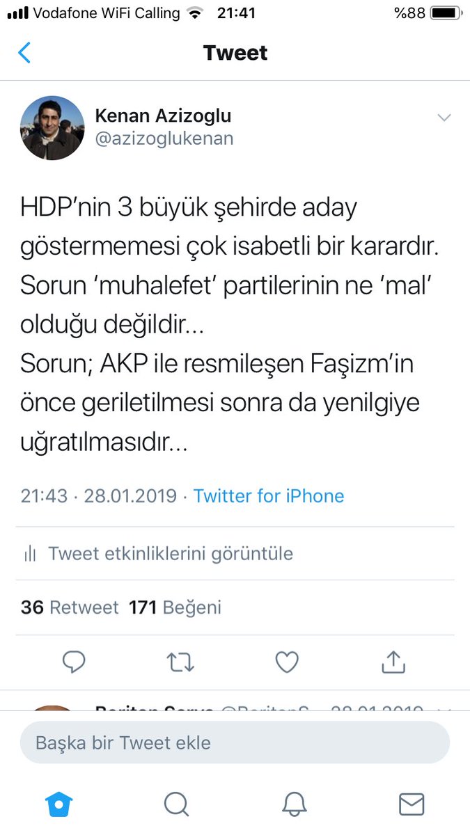 azizoglukenan's tweet photo. HDP’siz ve Kürt’süz seçenek mümkün değil...
Bunu Erdoğan’da, Kılıçdaroğlu’da, Yavaş’da biliyor...
Bundan dolayı 
Mansur Yavaş’ın ya da diğerlerinin ne dediğine takılıp Esas’ı kaçırmamak lazım. 
Faşizm’e karşı oy kullanılacak... https://t.co/NFgZsVK1zd