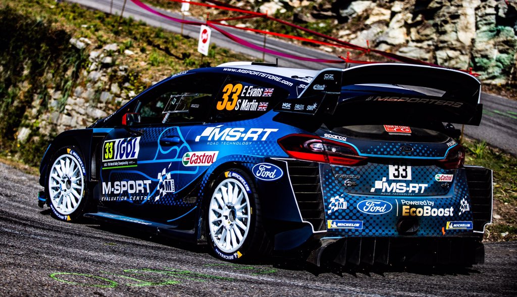 MSportLtd's tweet photo. This one is hard to take. @ElfynEvans and @scottmartinat were sensational this weekend, but a puncture on the final stage denies them a deserved victory. They take third place, but we remain immensely proud of them #WRCLive #FordPerformance https://t.co/KI5QFMkl4J