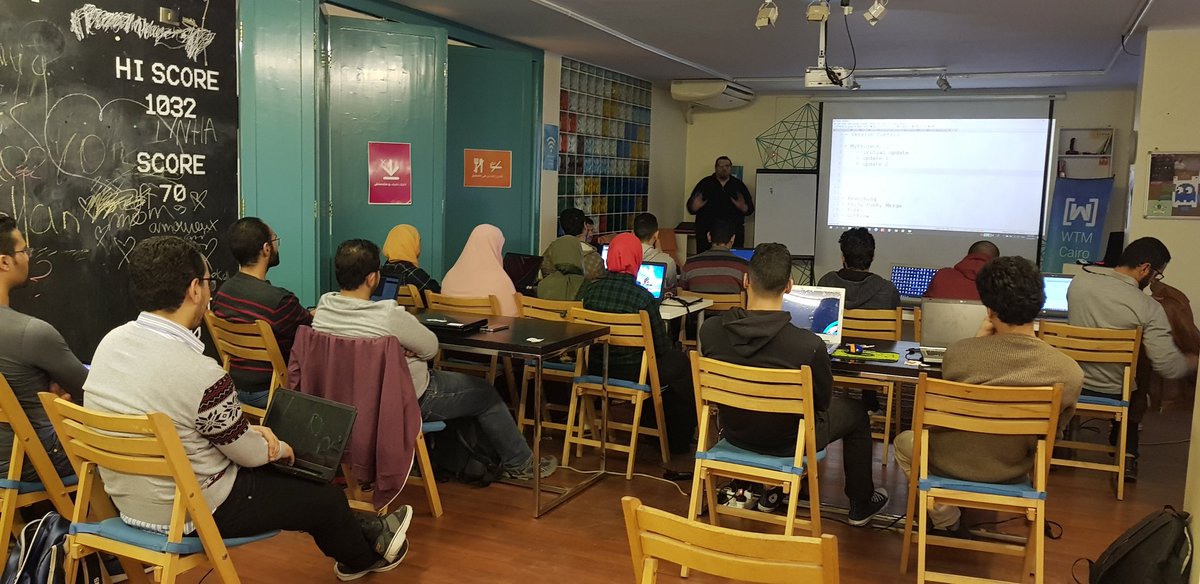 GDGCairo's tweet image. Big thanks to our speaker Ahmed Adel @TeReBeNtIkH 🙌🔥 for the Advanced Android Bootcamp and the amazing attendees for their remarkable progress 💪
#AndroidBootcamp #GDGCairo #WTMCairo