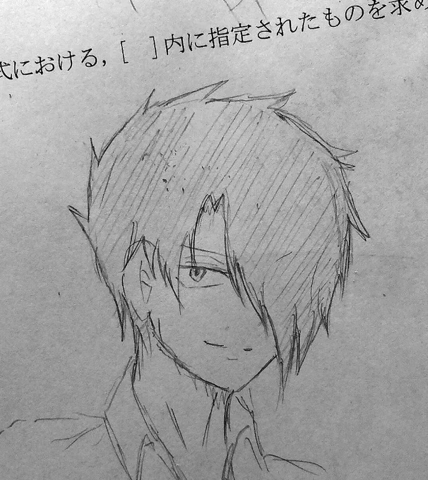 落書きですが、初描きレイ#約束のネバーランド#約束のネバーランド好きさんと繋がりたい 