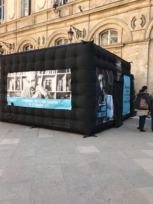 Attention record à battre dans notre #escapegame #avalanchehotel à <a href="/QuaisPolar/">Festival Quais du Polar</a>.  🚨 Ils sont sortis en 8 minutes 😱. Très forts !!!