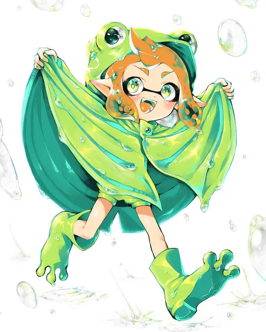 #平成最後に自分の代表作を貼る 
🐙🐸🦑🍀 