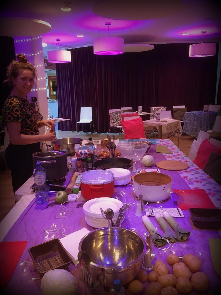 DASHARTS's tweet photo. We're getting ready to open the doors to our #Eutopia #dashcafe @TheGulbenkian this afternoon - films, food and lots of laughs... do drop by https://t.co/9S2Ga83zJJ