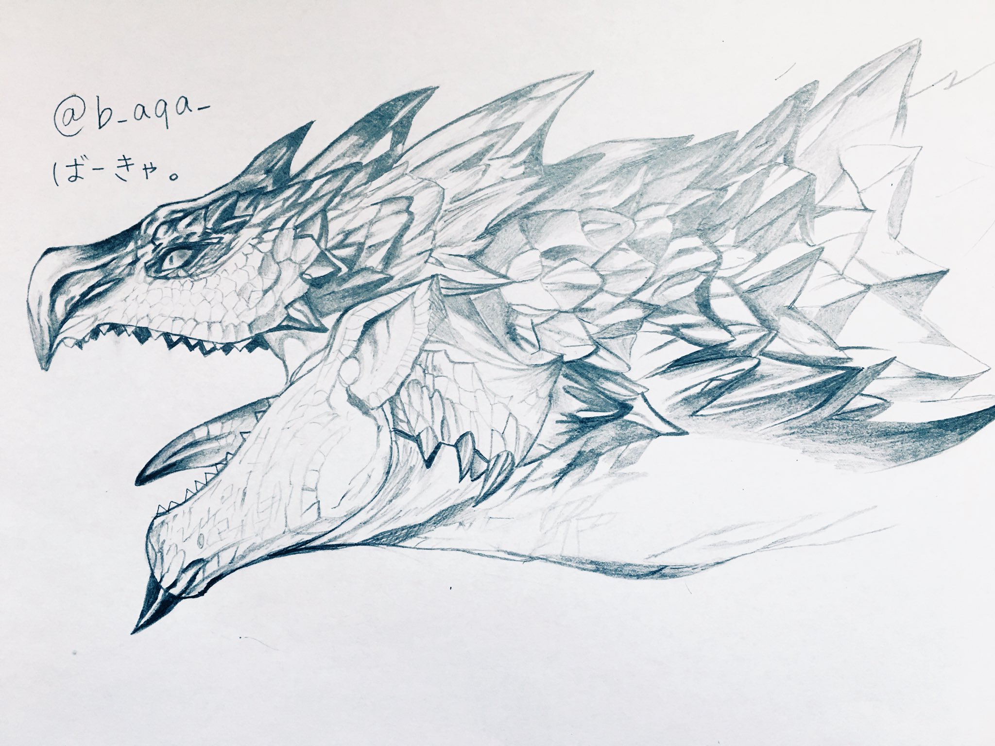 ばーきゃ リオレウス完成だ 模写 イラスト モンハン リオレウス Mh 鉛筆 絵描きさんとつながりたい 上手いと思ったらrt T Co Zyaijwijs4 Twitter