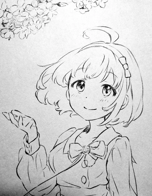 ナナフェス本表紙にと思ったけど、あまりにもハルカゼまんまだったのでやめました。本文に回します…こんな感じのイラスト本が多分出る予定です…(セルフけつたたき)多分モノクロです、すみません。 