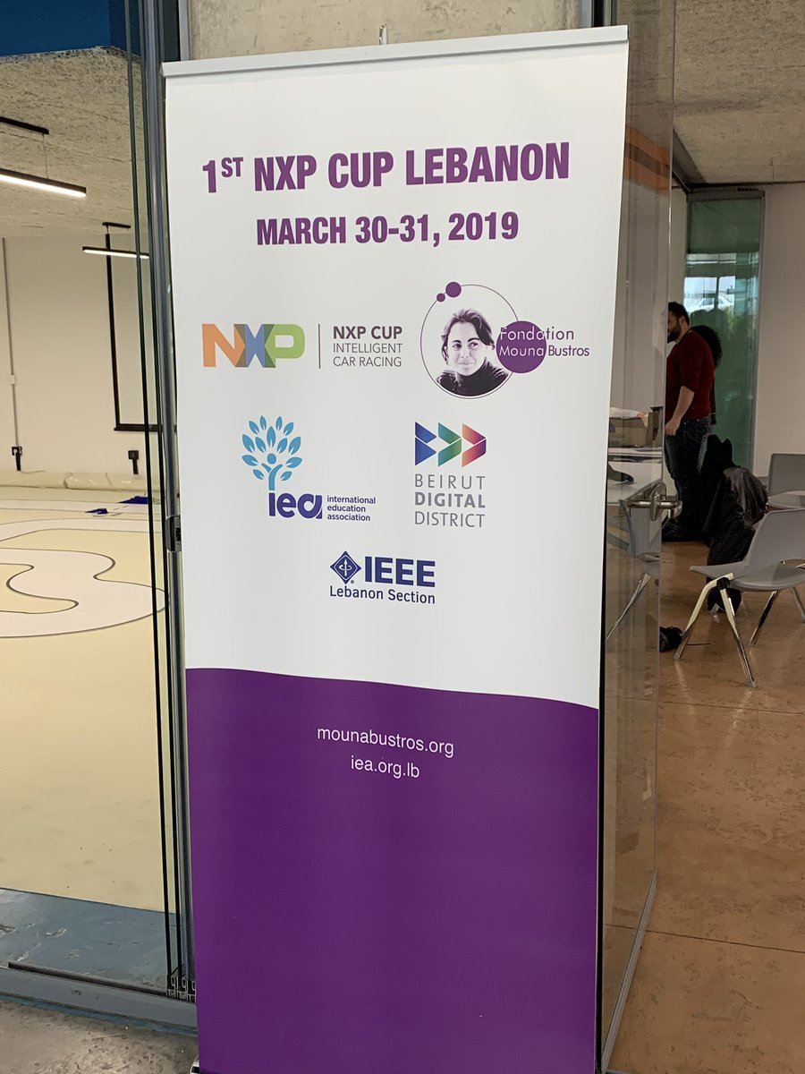 BeirutDigitalD's tweet photo. It’s today! The #NXP Cup Lebanon Competition will start in a few at #BDD where many teams from different universities in Lebanon will race their autonomous cars! https://t.co/5VNMJ3WE4I