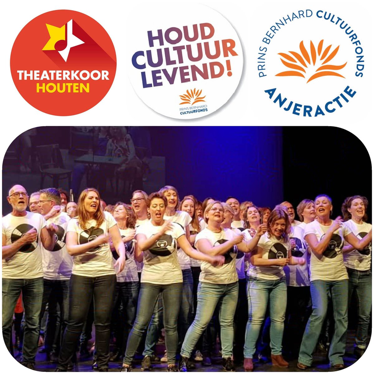 Voor alle donateurs die ons steunen middels de <a href="/Anjeractie/">Anjer Cultuurfonds</a> organiseren wij op woensdag 19 juni een verrassende avond : Workshop &amp; Performance 💃🕺Doneren kan via de website van Theaterkoor Houten, Anjeractie of Facebook. Alvast bedankt en tot dan! 🔥🎶