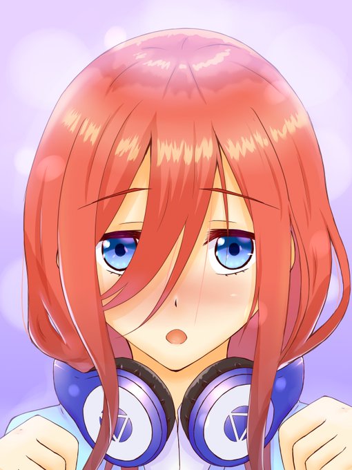 うぃるさんがTwitterに投稿した中野三玖(五等分の花嫁)のイラスト。