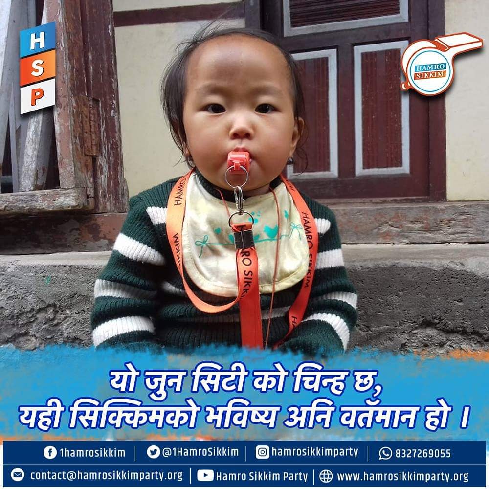 1HamroSikkim's tweet photo. यो जुन सिटी को चिन्ह छ,
यही सिक्किमको भविष्य अनि वतॅमान हो ।
@bhaichung15 @BinaBasnett
#PressWhistleButton #NayaSikkim #Hamrosikkim #HamroSikkimParty https://t.co/L3rq0cLPY6