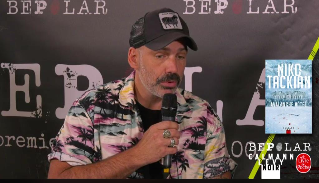 <a href="/NicolasTackian/">NikoTackian</a> c'est l'auteur polar qui monte qui monte qui monte... Nous l'avons reçu hier sur #BePolarWebTV à <a href="/QuaisPolar/">Festival Quais du Polar</a> pour "Avalanche Hôtel" (<a href="/calmann_levy/">EditionsCalmann-Lévy</a> <a href="/livredepoche/">Livre de Poche</a>).  Replay 👉 facebook.com/BePolar2/video…