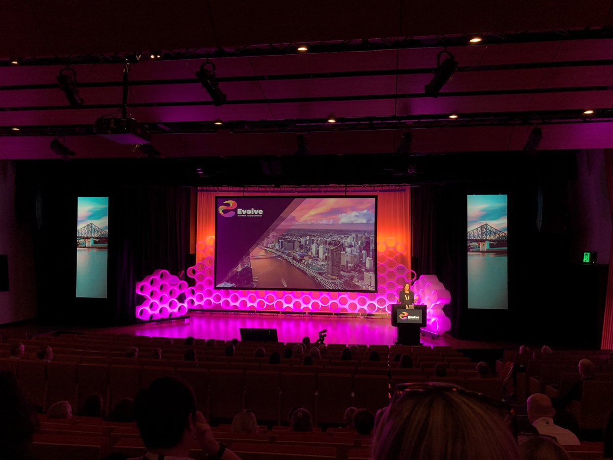 We’re here! Exciting start to the conference with #MEA CEO Robyn Johnson on stage now #EVOLVE2019