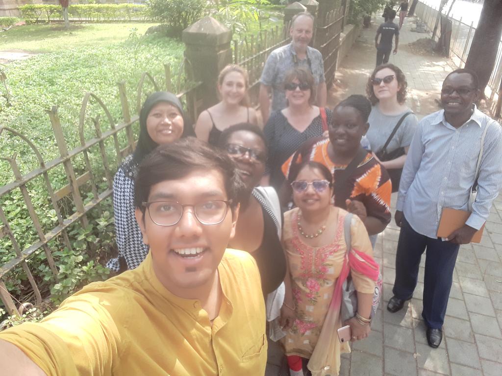 Conducted a #heritagewalk for fellow <a href="/britmusITP/">International Training Programme</a> museum professionals around #unesco ensemble of #artdeco and #victorian built heritage of #bombay