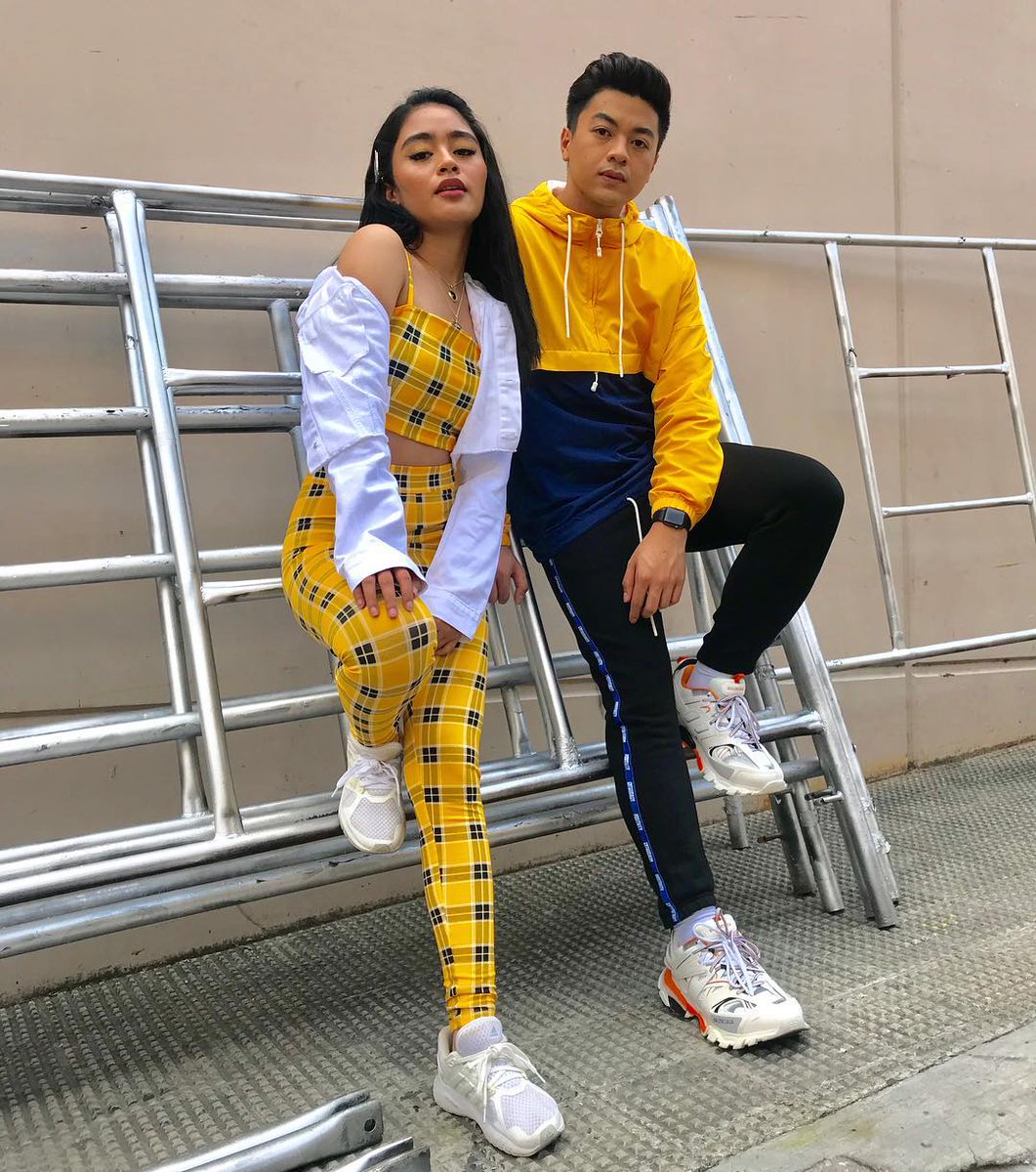 shanlv85's tweet photo. @hashtag_CK @vivoree 

(c) charitychanel IG post

@mor1019 #DyisIsItManila May Tama Ka by CK and Vivoree https://t.co/w2SSZy85In