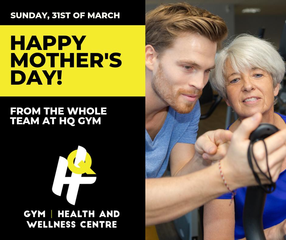 We would like to wish the happiest Mother's Day to all of the lovely Mother's at HQ. 
#MothersDay #Mothersday2019 #hqgym #tuam #galway #headform #milltown #dunmore #gort #fitfam