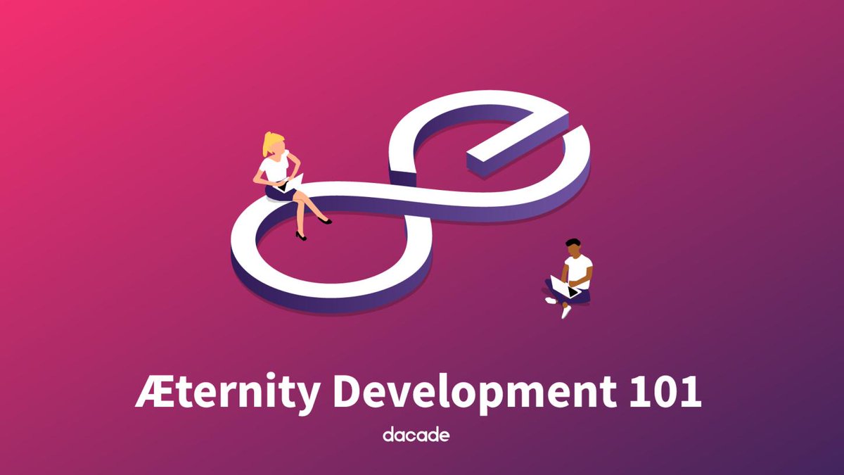 aeternity's tweet photo. We are happy to share that æternity Development 101 is now live on @dacadeOrg! 

Learn the advantages of the #aeternity protocol and build your first #aepp on top of the æternity #blockchain. 

Find it here and start #buidl-ing: https://t.co/IVc5l4JbSt https://t.co/Ncc0aZXFE7