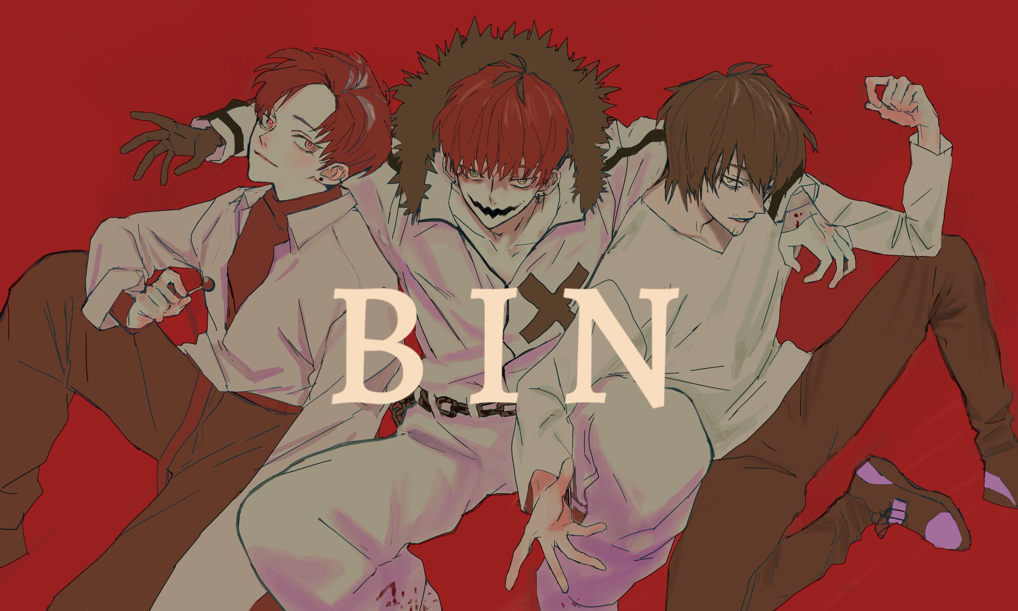 Bin 新メンバーにトマトが加入しました Bin L 山上 Vocal C トマト Illustration R T Music T Co 3hsjcsat Twitter
