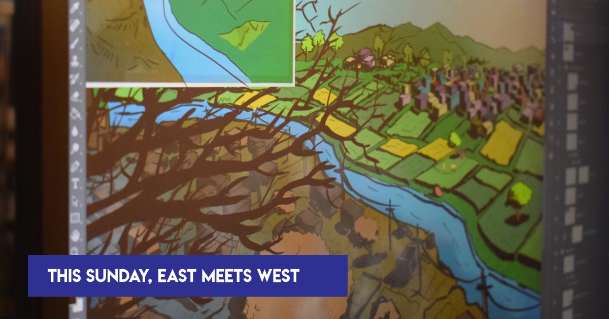 CfxComics's tweet photo. The East meets the West very soon...
#CFPprogram #comicsforpeace #CFxcomics #creativefrontiers https://t.co/NMZlHfv2Ap