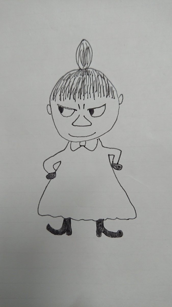 チャラ男番長 気のせいか ムーミンのキャラクターのミィに見えてきた チャラ男番長氏によるイラスト チャラ男番長 気のせいか ムーミンのキャラクターのミィに見えてきた チャラ男番長氏によるイラスト