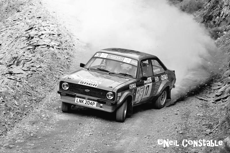 jemsport's tweet photo. Nice photo from yesterday or is it 1976?! Over 3 years since I was last in an Escort and that was on the Manx on tar! Always fun but easy to forget how different it is to the more modern stuff! #stagemode #cal3 #launch 📷 Neil Constable https://t.co/a7M6Nz4AHt