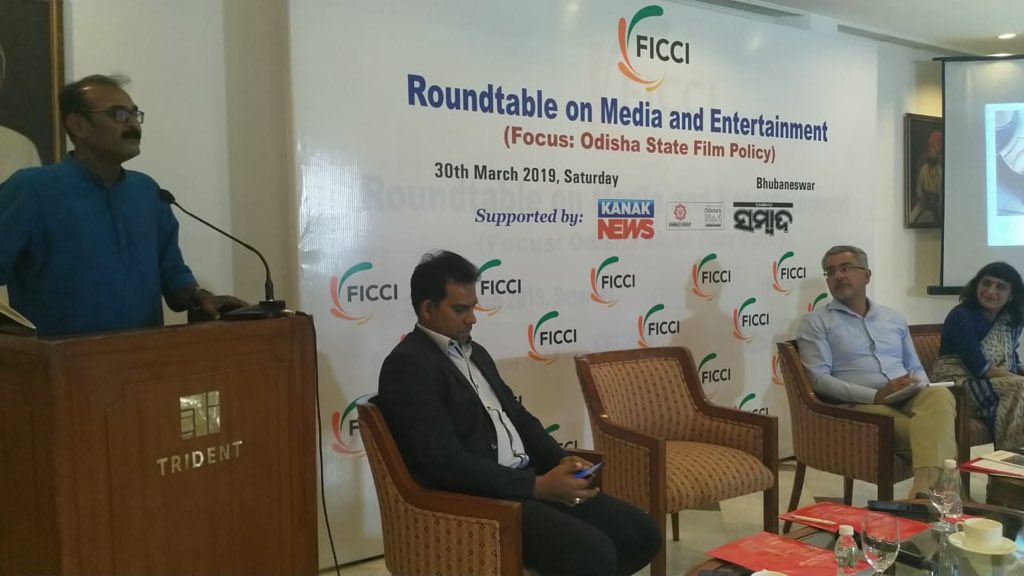 InvestInOdisha's tweet image. At the @ficci_india Roundtable on Media and Entertainment, held yesterday, #IPICOL distributed the operational guidelines of the #Odisha State Film Policy and opened the forum for discussion and feedback from filmmakers on the policy