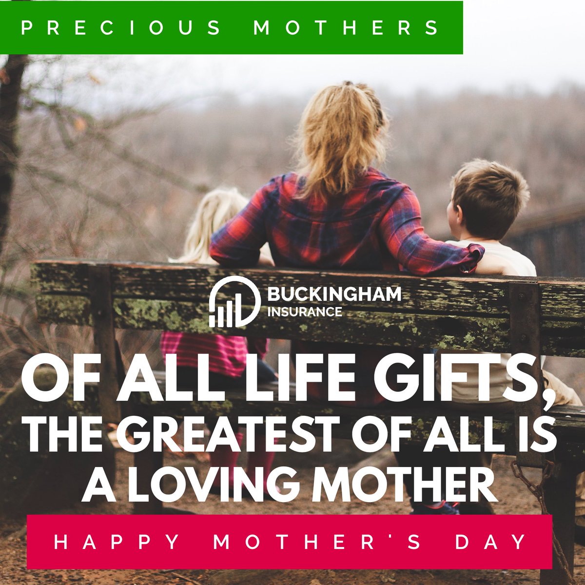 IT'S A SPECIAL DAY

It's one where all of the amazing mums around the world enjoy a little extra deserved recognition.

Happy Mother's Day to all the mums in Derbyshire

#MothersDay #BuckinghamInsurance #Gratitude