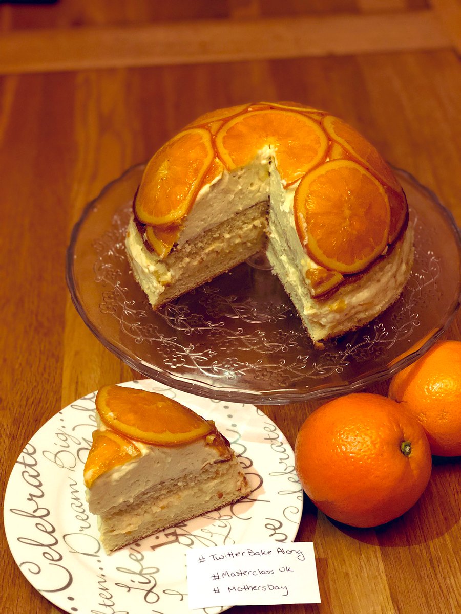 BorealBaker's tweet photo. A work of love! @maryrberry and @Channel4GBBO Rosace à l’orange for #Mothersday2019. Only took 4 attempts at the genoise! Lol 😂 Happy Mother’s Day! 🍊🍰@thebakingnanna1 @Rob_C_Allen #Twitterbakealong #MasterclassUK #GBBO #oranges #afternoontea https://t.co/iq24oY7EaR