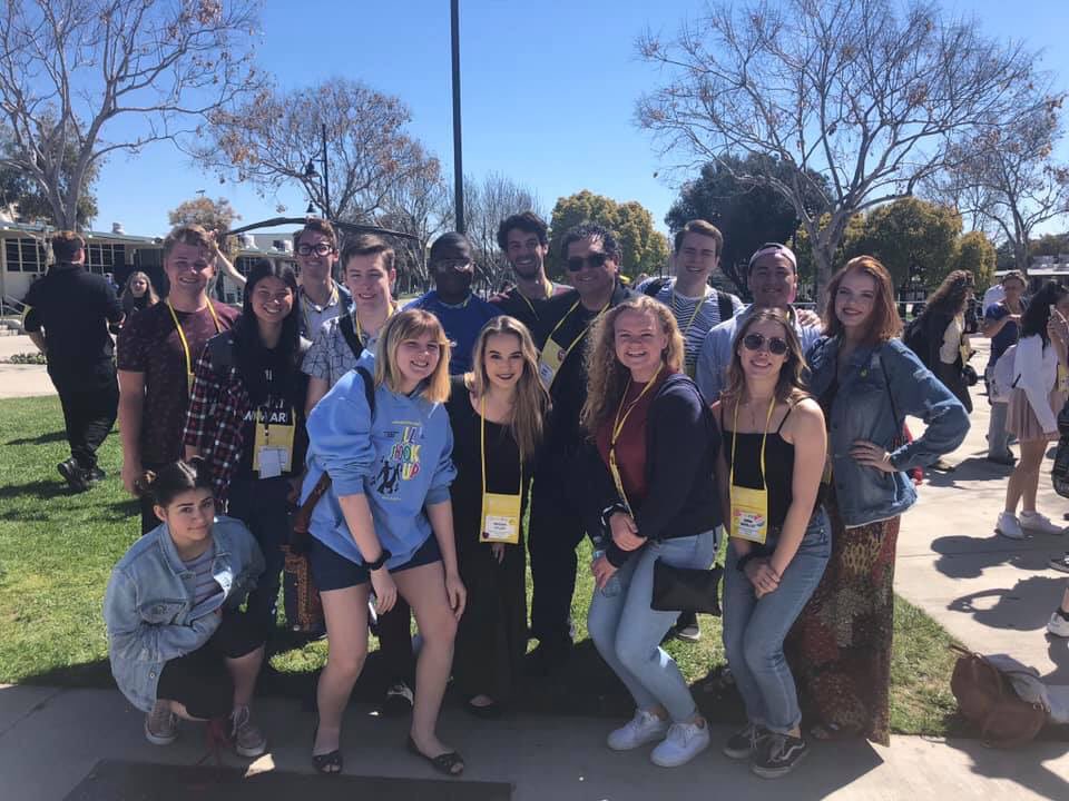 rbvdrama's tweet photo. Fun at the California State Thespian festival in Upland! Official last festival for Mr. Scott after 30 years as the amazing leader of RBV Drama! 💕😢🎭 #HallOfFame https://t.co/685q4B6hxo