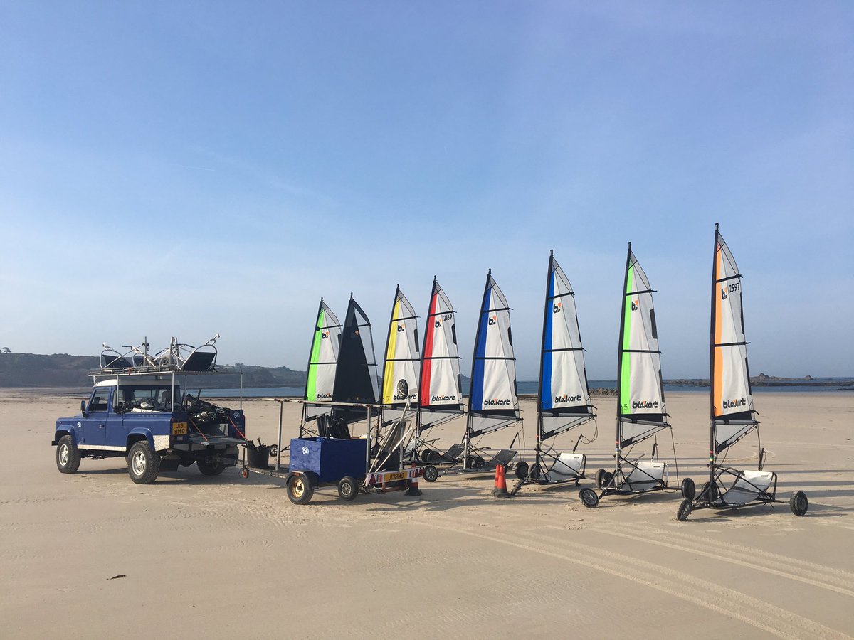 Stunning morning and windy for some Blokarting #theislandbreak <a href="/VisitJerseyCI/">Visit Jersey</a> <a href="/absolute_jersey/">Absolute Adventures</a>