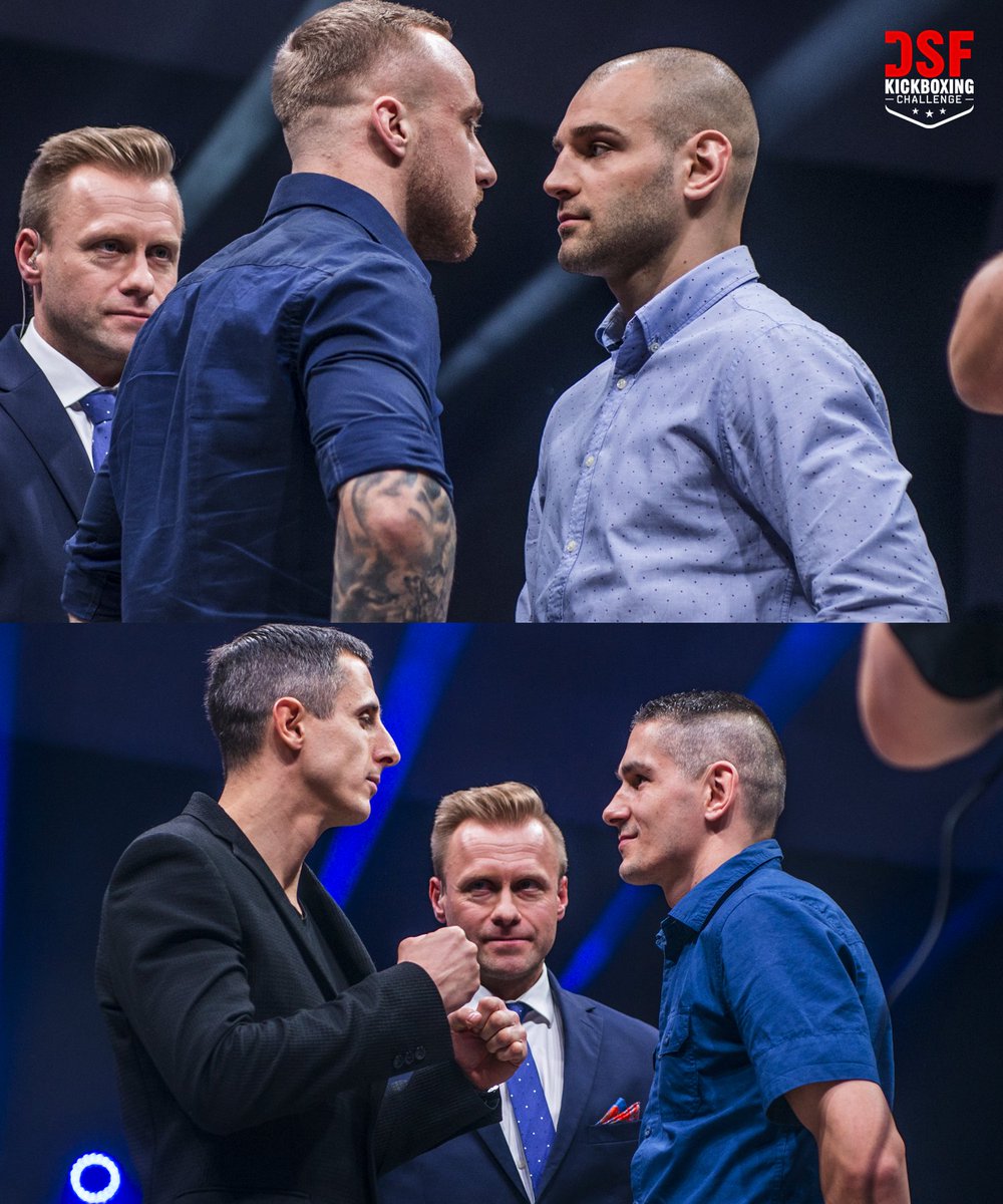 DSF_kickboxing's tweet photo. 🔥🔥🔥 Pierwsze FACE to FACE bohaterów gali DSF 22: Droga Wojownika I Nowy Sącz, 26 kwietnia 2019!

🥊 Marcin Mazurkiewicz vs Dominik Zadora Fanpage
#teamMAZUR vs #teamZADZIOR

🥊 Rafał Dudek vs Juras Jurek Wronski
#teamDUDEK vs #teamJURAS

Bilety na https://t.co/NVCGrXjurG https://t.co/Dy5rnMJxVE