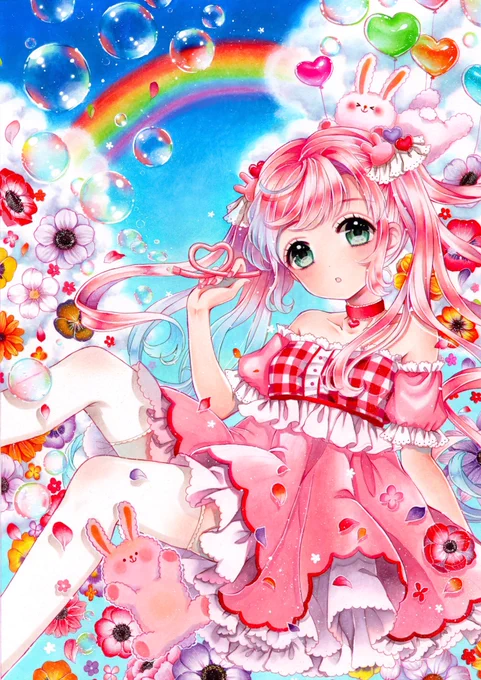 #平成最後に自分の代表作を貼る
どれだろ???いちごみるくちゃんな気もするけれども...!平成有難う〜!✨
#コピック 