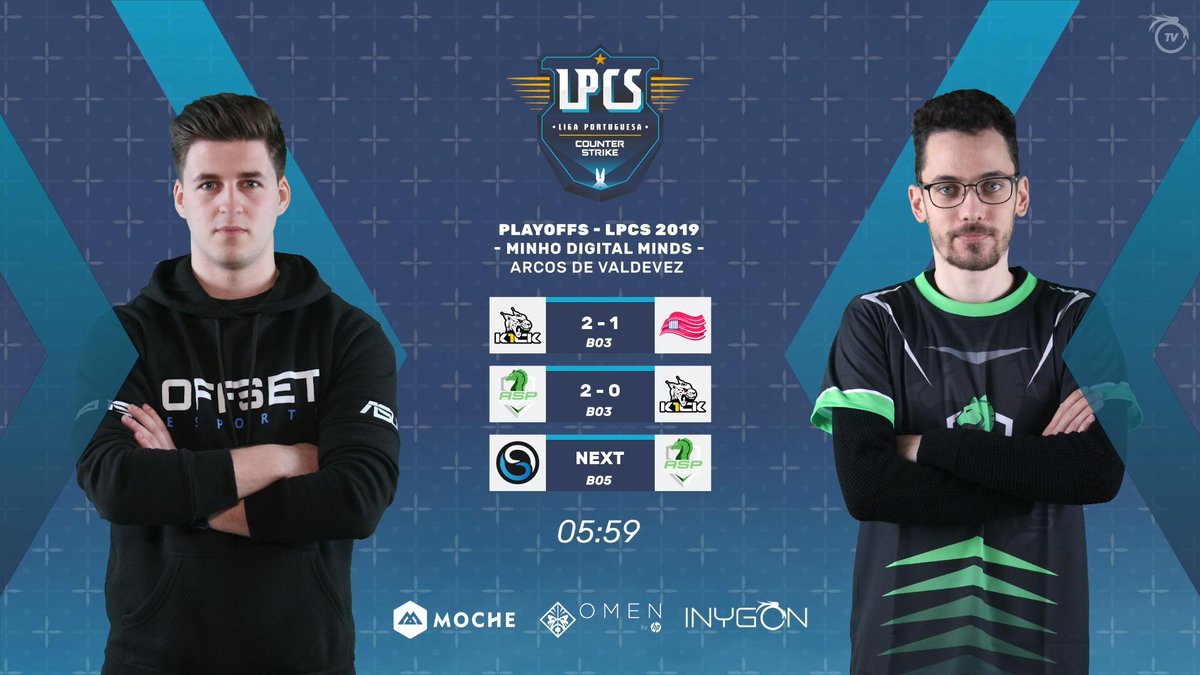 Os jogos da grande Final dos playoffs vai começar dentro de momentos, quem será o grande VENCEDOR de hoje?!

<a href="/Offset_Esports/">OFFSET Esports</a> 🆚 <a href="/ASPesports/">ASP Esports 🇵🇹</a> 

📺 twitch.tv/inygonTV1