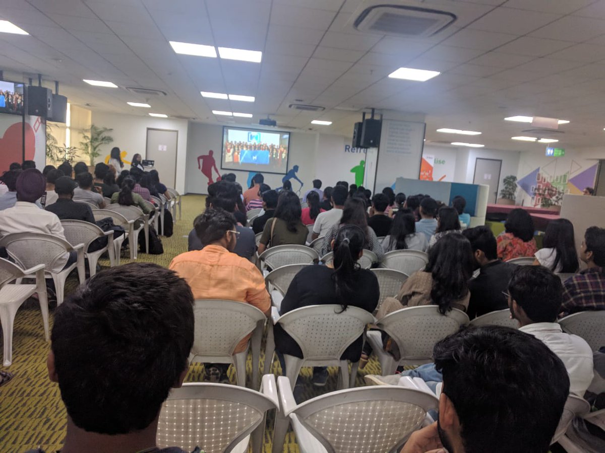 EvaProkop's tweet photo. RT @WTMPune: Full House at international women's day celebration by our team #WTMPune #GDGpune #BalanceforBetter #IWD19 #IwdPune #womenintech #WomenTechmakers @GoogleDevsIN https://t.co/Qq6I8DR9nR