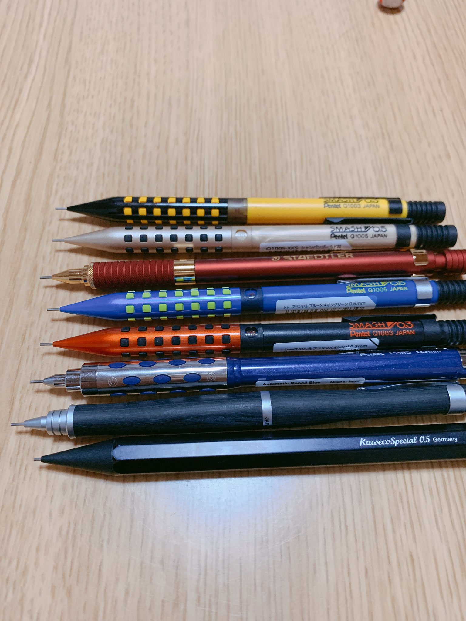 使わなくなったシャーペン達 使わなくなったシャーペン達