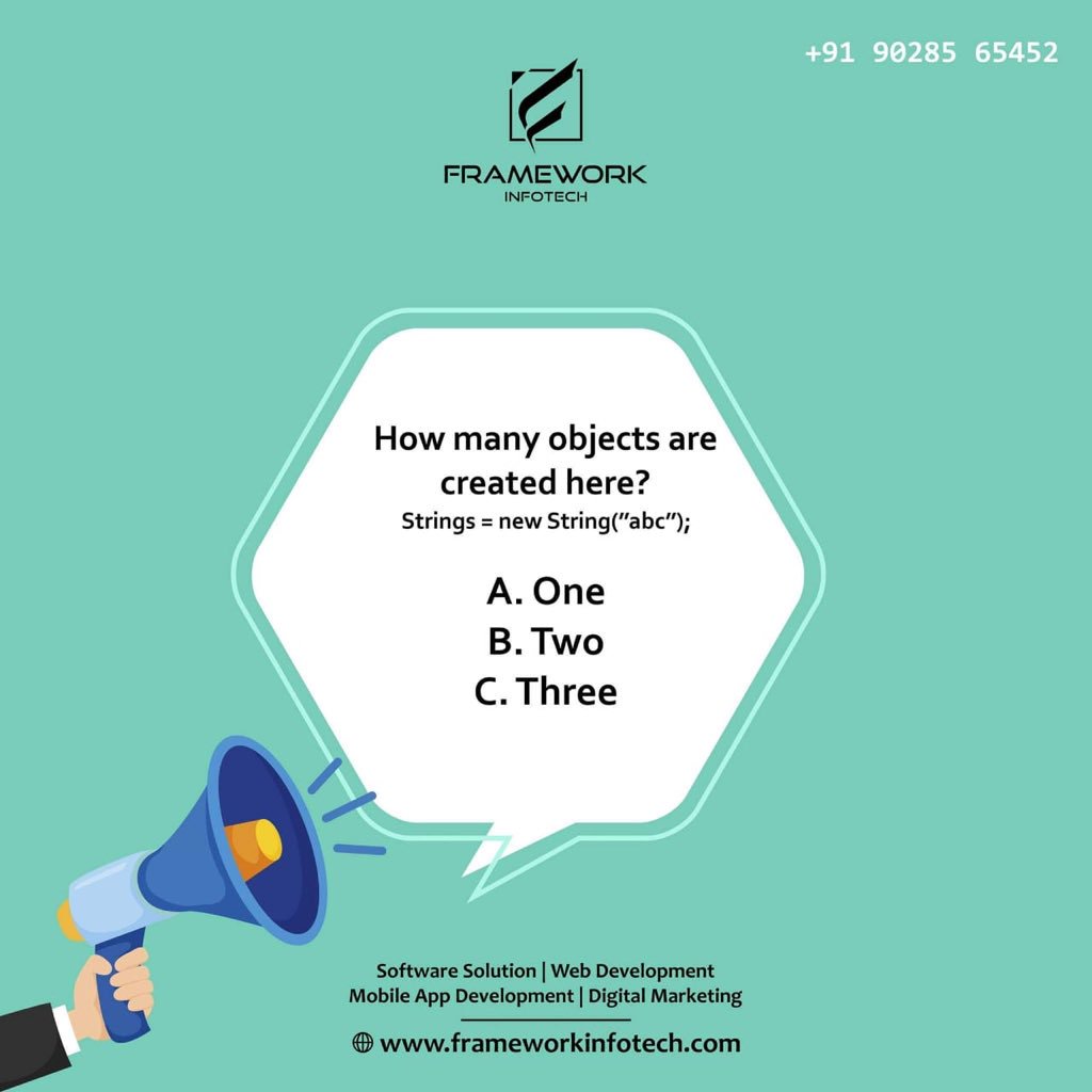 frameworkinfo's tweet image. Let Tell Us the correct answer For This ! #Quiz #SundayQuiz #DeveloperQuiz #FrameworkInfotech #QuestionOfTheDay
