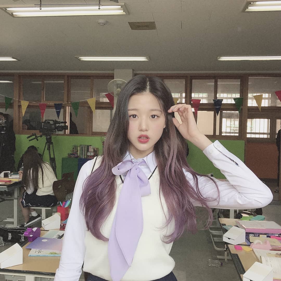 これが本当の私だってば🍭 ⠀⠀⠀ #원영 #ウォニョン #IZONE #아이즈원