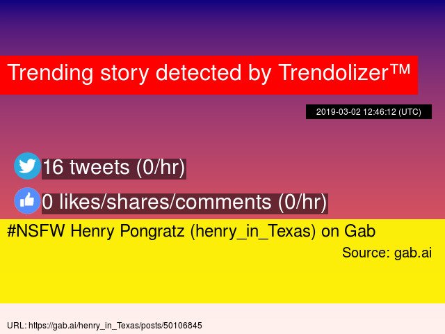 #NSFW #HenryPongratz (henry_in_#Texas) on Gab #MitchMcConnell... mittromney.trendolizer.com/2019/03/nsfw-h…