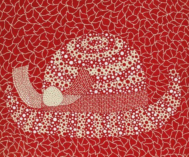 HighlightsArte's tweet photo. YAYOI KUSAMA(JAPAN, B. 1929)
Hat, 1981, acrylic on canvas, 45.5 x 53 cm. (17 7/8 x 20 7/8 in.) +
+
+
#yayoikusama #contemporaryart #asia #amazing #red #hat https://t.co/6EcJ3Ef84E https://t.co/hF7dBpYhsn