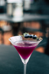 Never has a great story ever started with someone eating salad. Try yours with our BVLand Blackberry liqueur. 🍸