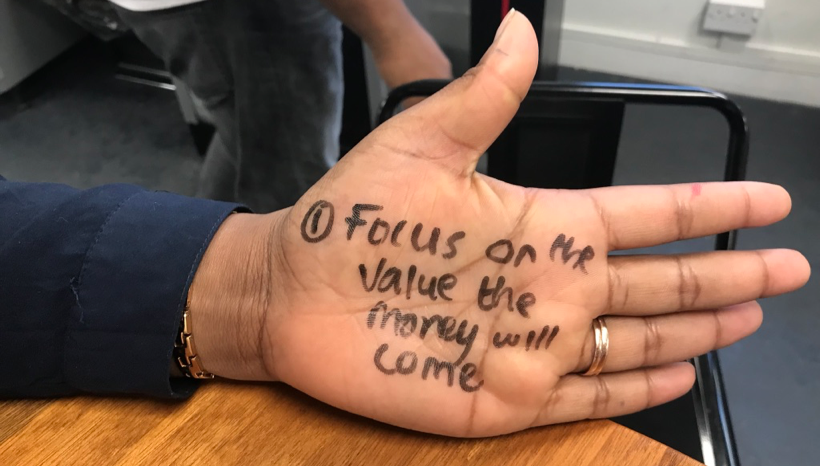 haroldcampbell's tweet photo. An #AgileMindset allows us to focus on the value. /w @LiandraBassiane https://t.co/j59EBxauXQ