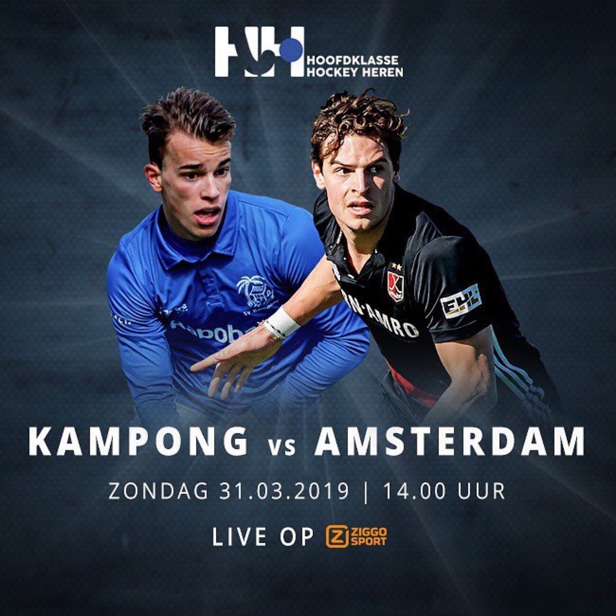 Zondagmiddag 14:00 in Utrecht de kraker <a href="/KampongHeren1/">Kampong Heren 1</a> vs <a href="/AHBCAmsterdam/">AH&BC Amsterdam</a> #forzakampong