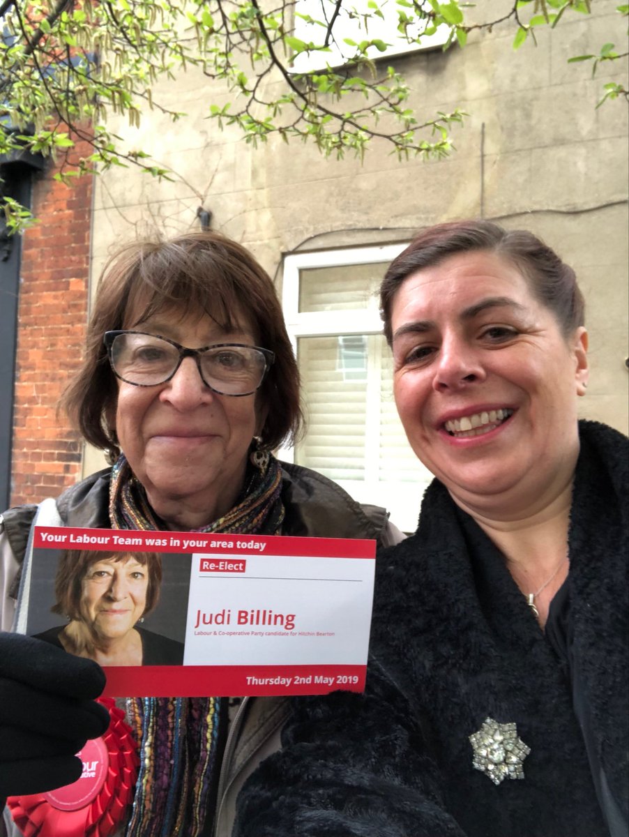 judibilling's tweet photo. Two Councillors Billing out in #Hitchin Bearton ward this morning. https://t.co/OJRWjiZxy0