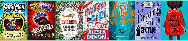 moonlaneink's tweet photo. The Lewisham Primary Book Awards Older Readers shortlist ...
@OnjaliRauf #KatherineRundell @DFB_storyhouse #DavPilkey #AdamBaron @AleshaOfficial https://t.co/JALnWANRq2