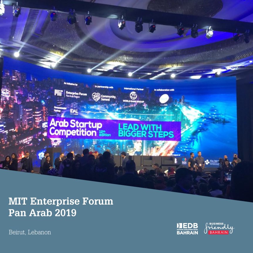 bahrainedb's tweet photo. Exceptional startups in the 12th #MITEFArab is a reminder of why #MENA is a frontrunner in digital innovation. Bahrain; a leader in fostering a #digital-first economy in the #GCC recognises the importance of balancing innovation &amp; fundamentals of a supportive business environment https://t.co/xNROB3Mbb0