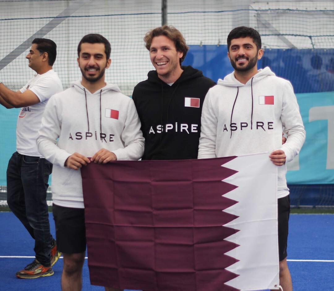 PadelQatar's tweet photo. Congratulations Qatar Team! 3rd position in Asian Cup in your first participation. We are so proud of you! 🇶🇦🥉🙌🏻

Qatar team was defeated in semifinals against Australian Team, the Champion, in the last match, surprising everyone for the level shown

#padel #Qatar #asianpadelcup https://t.co/brY2QwOyzF